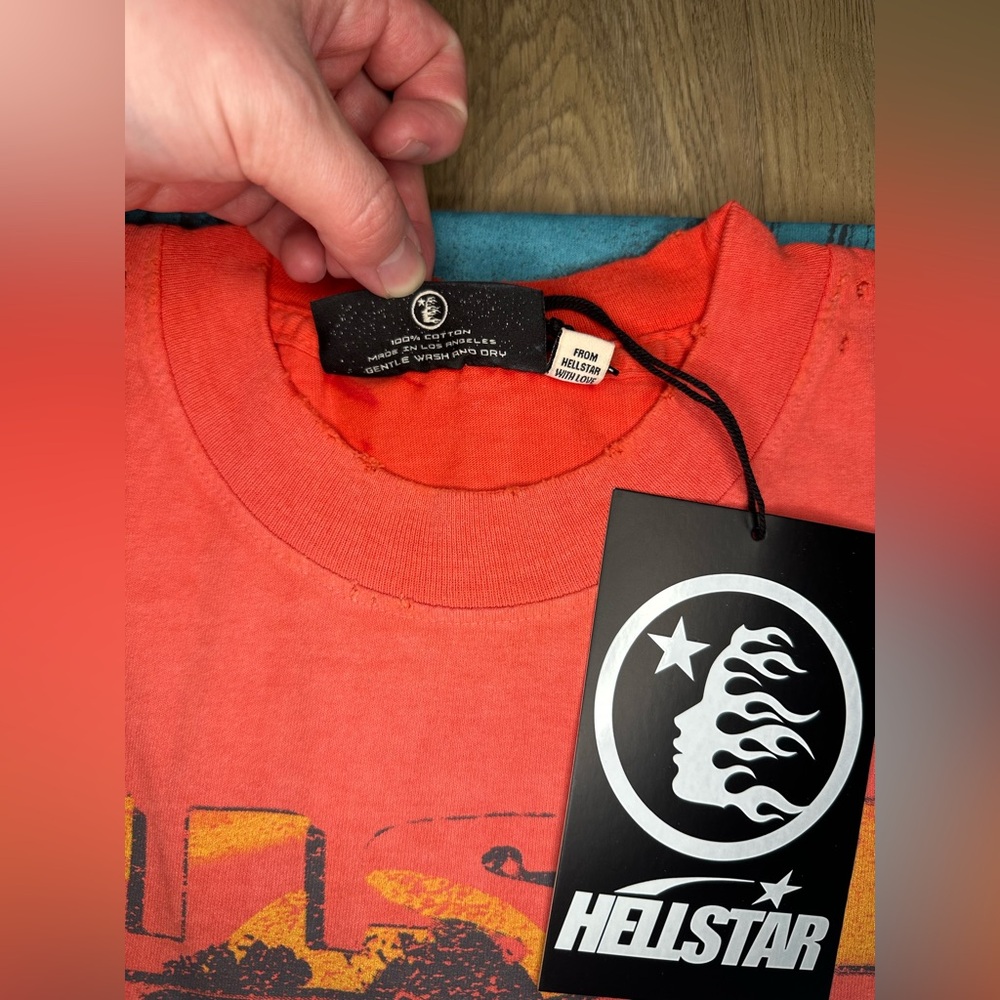 Hellstar Rasta ‘Multi’ T-Shirt - Picture 6 of 9